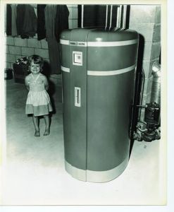 Diane Haldeman with a new GE Boiler