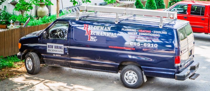 Haldeman Mechanical work van