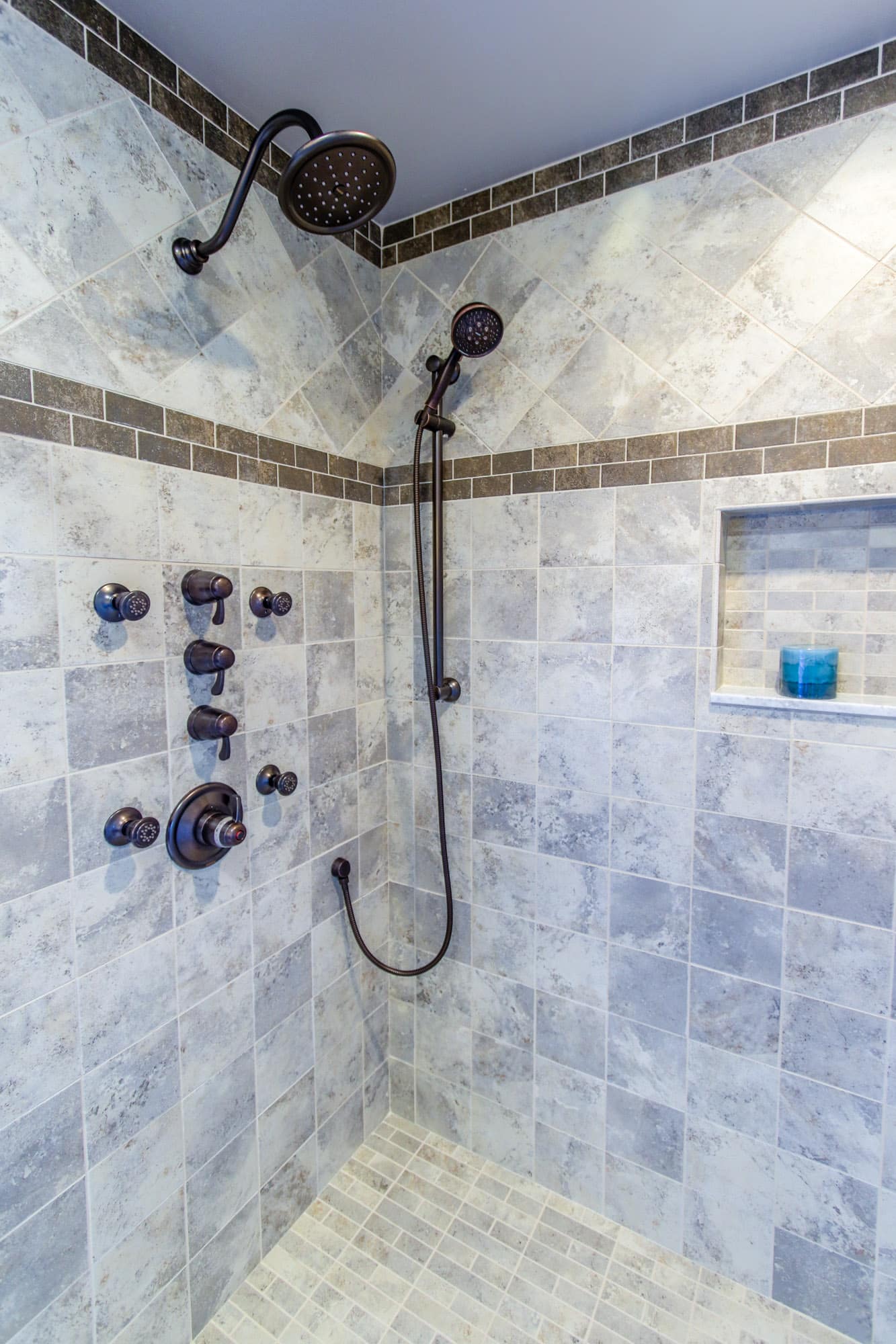 tile shower stall