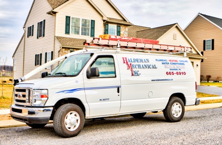 Haldeman Mechanical service van.