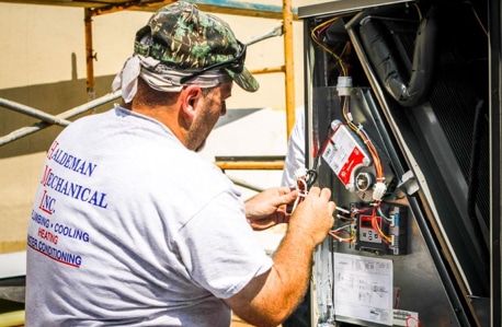 Haldeman Mechanical HVAC technician.